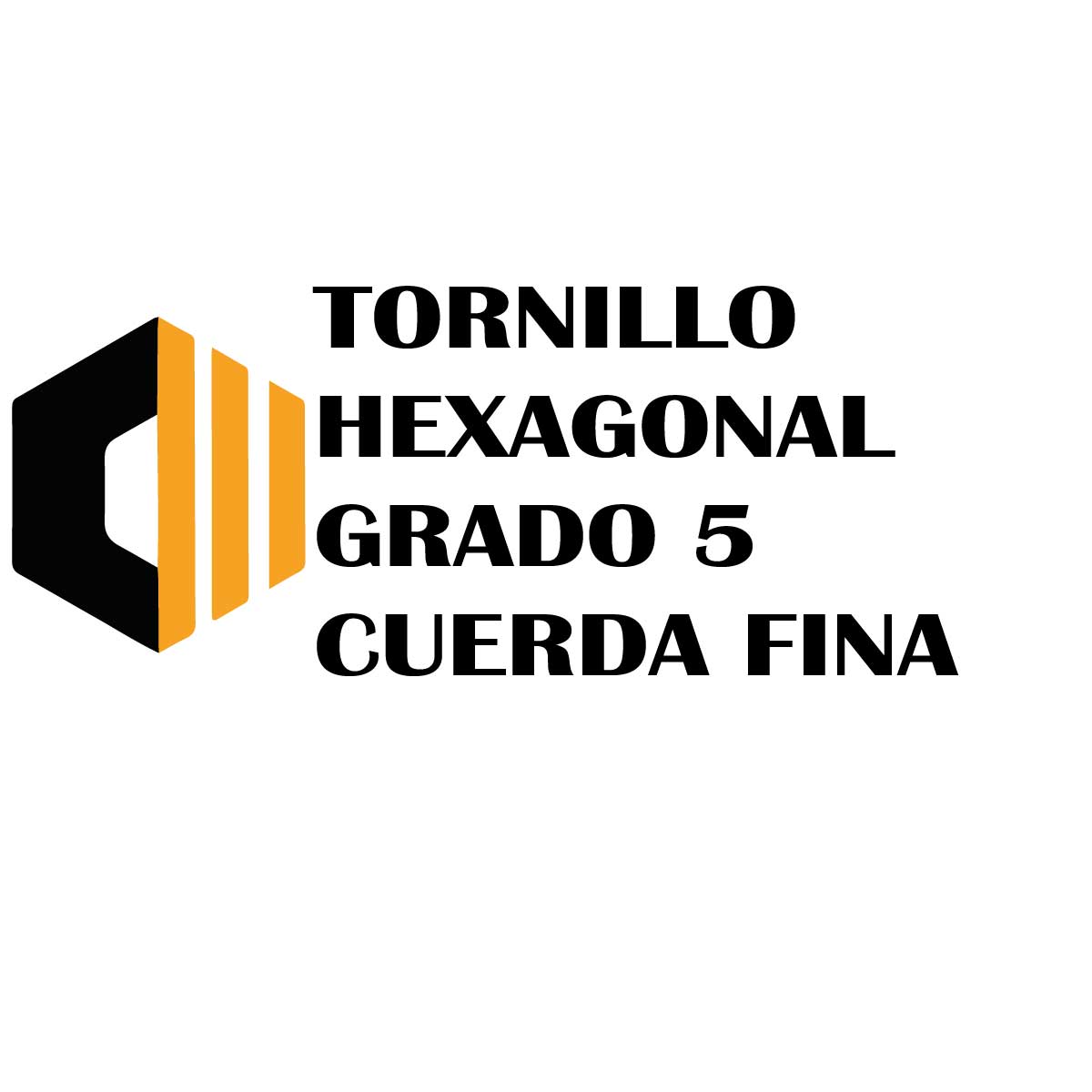 Tornillo Hexagonal Grado 5 Cuerda Fina